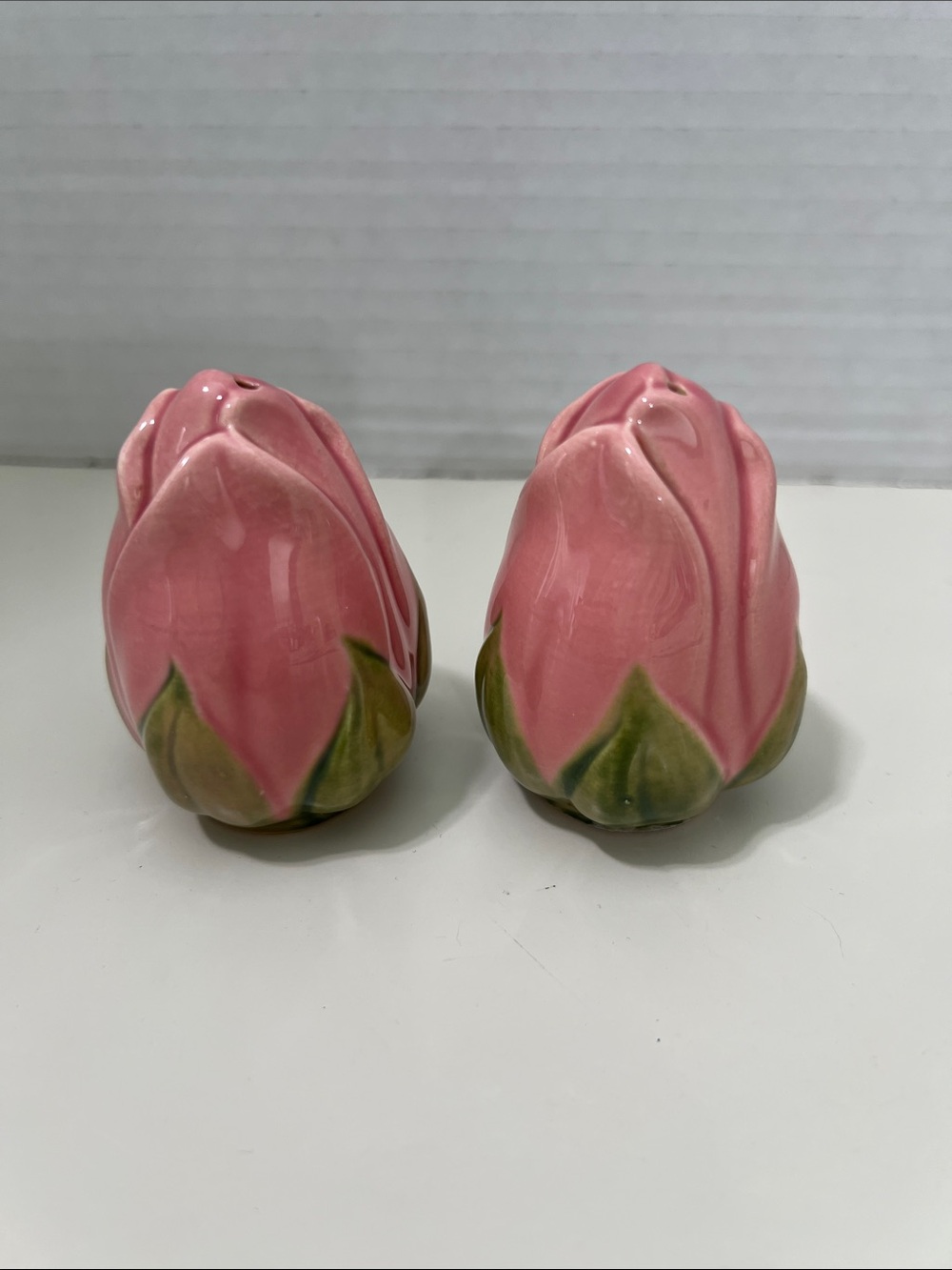 Franciscan Desert Rose Salt and Pepper Shakers - no stoppers